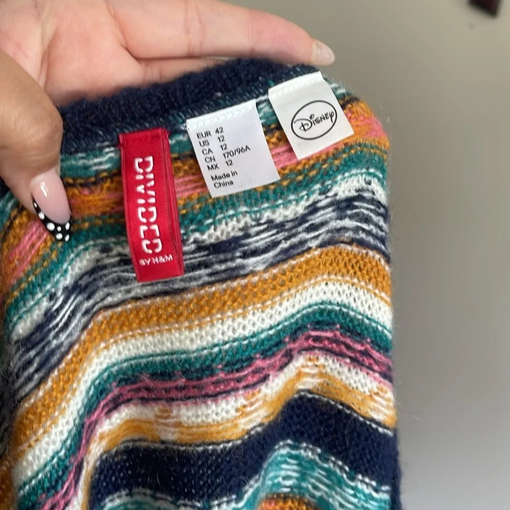 Colorful Mickey Mouse Sweater Size 12 - Picture 5 of 6